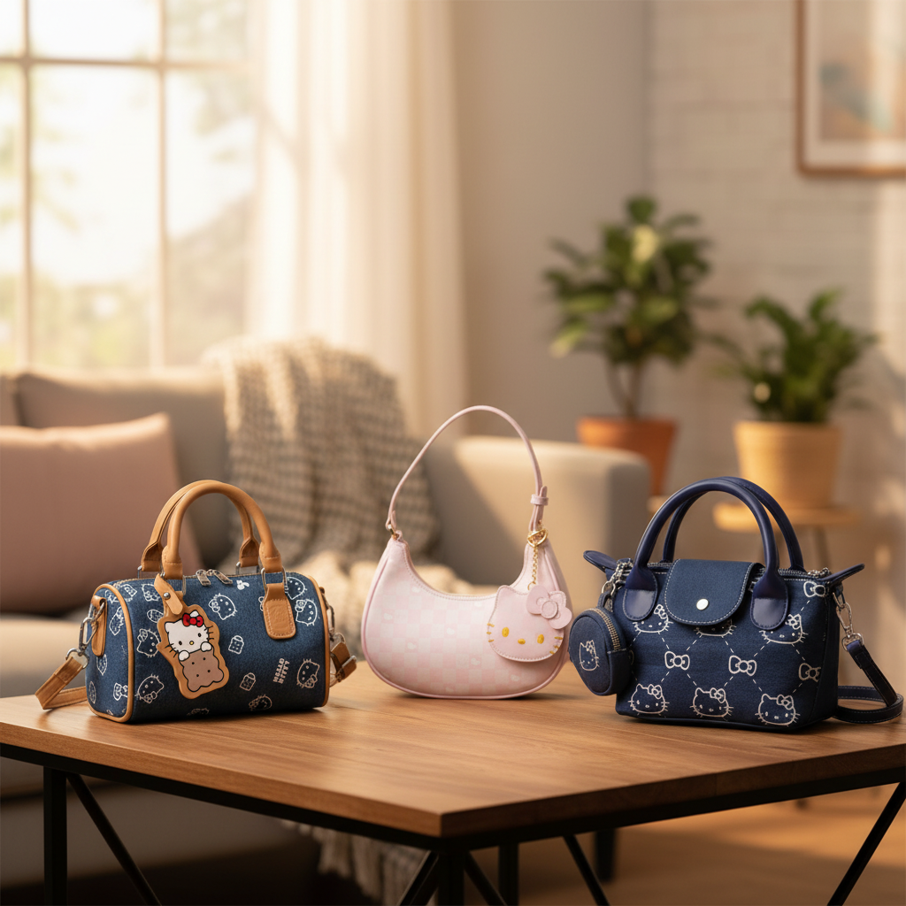 Bannière 3 sacs Hello Kitty