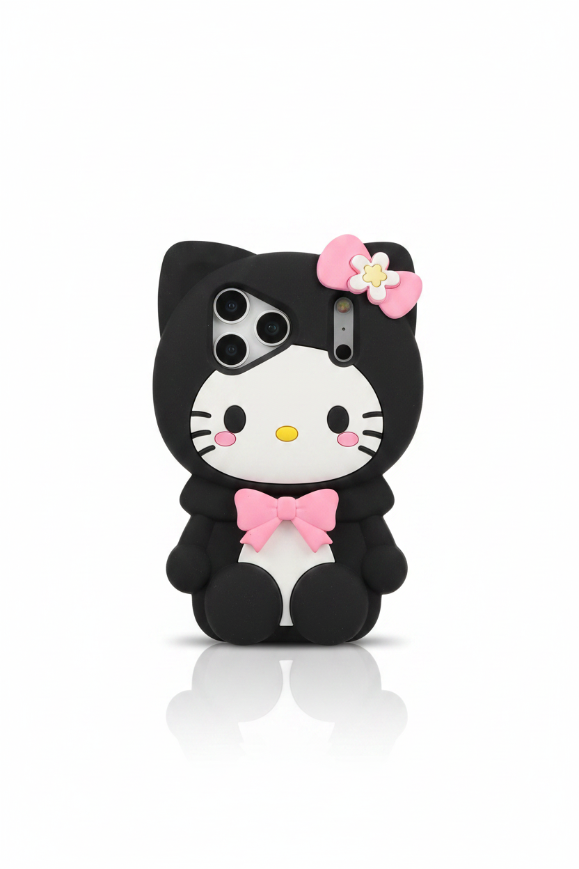 Coque Hello Kitty noire